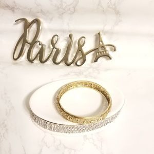 Bracelet with Flowered Accents